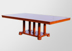 Mahogany pedestal table